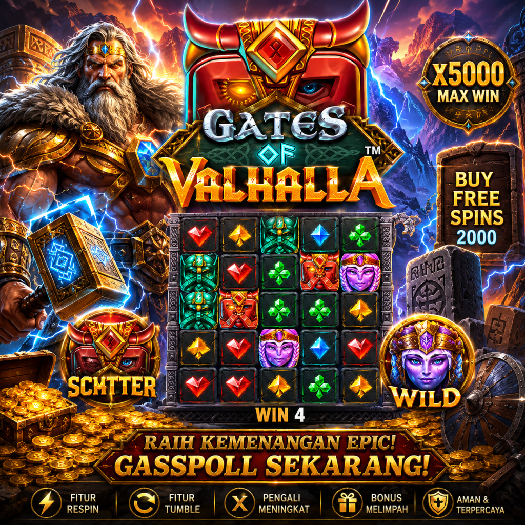 Gates of Valhalla Menggema! Gerbang Dewa Nordik Buka Jalan Menuju Kejutan Besar