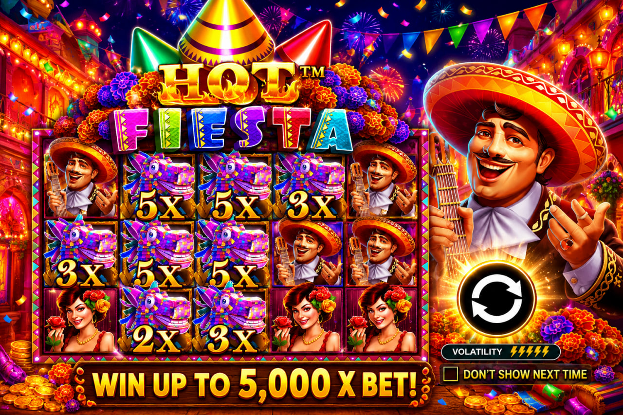 Hot Fiesta Slot – Sensasi Pesta Panas Menuju Maxwin!